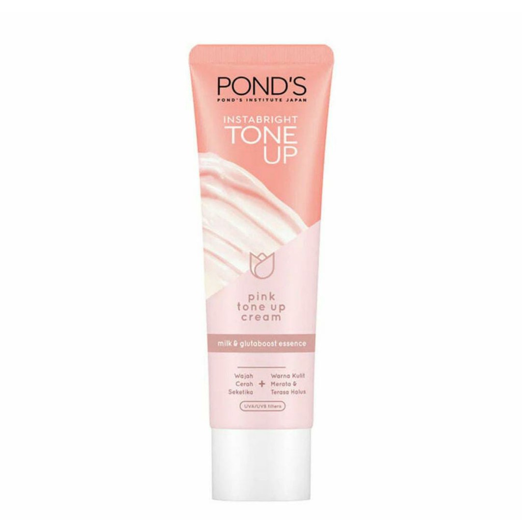 Ponds instabright  tone up cream pelembab wajah - instabright pink tone up pond's 20 gr