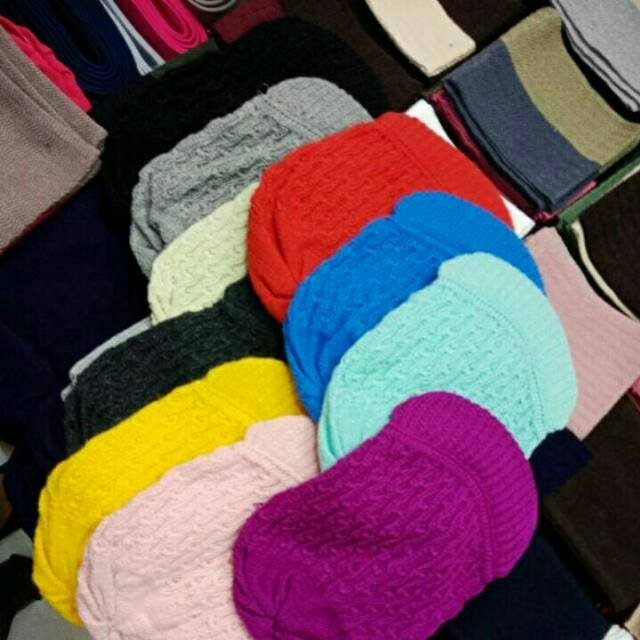 Kupluk nenek/ciput topi emak²/rajut nenek