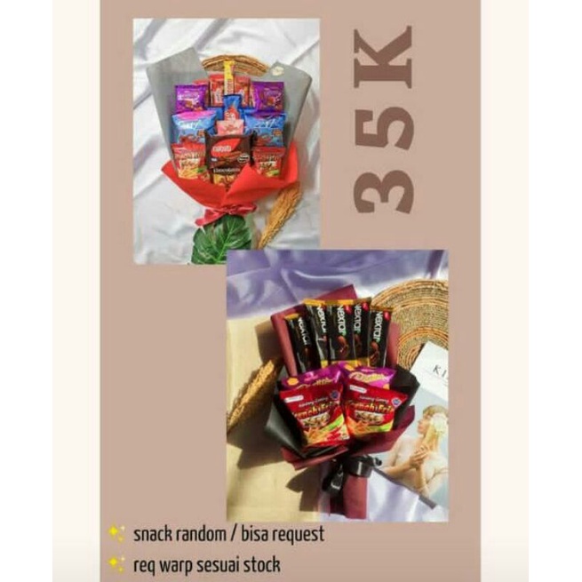 

SNACK BOUQET BUKET WISUDA GIFT KADO MIRAH