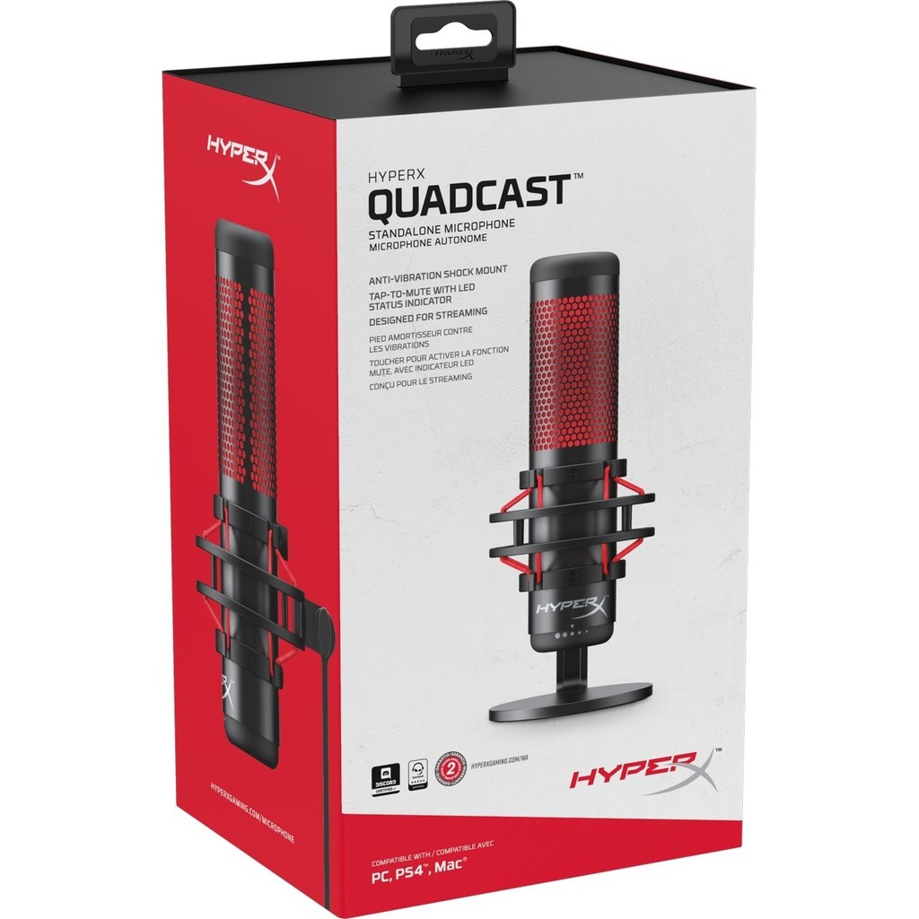 HyperX QuadCast USB Condenser Gaming Microphone