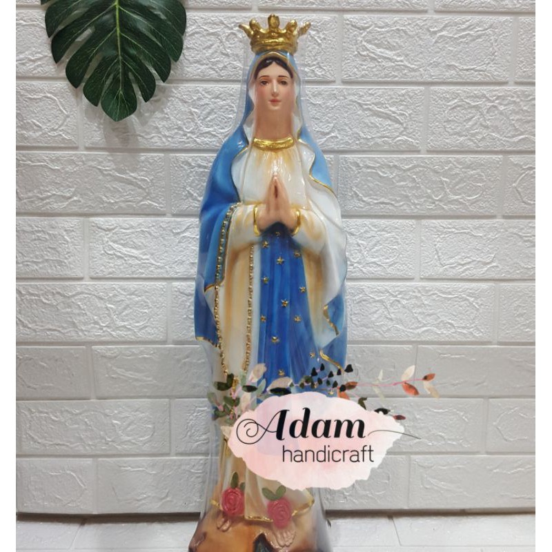 Patung Maria Lourdes 60 cm - Patung Maria 60cm  - Patung gereja