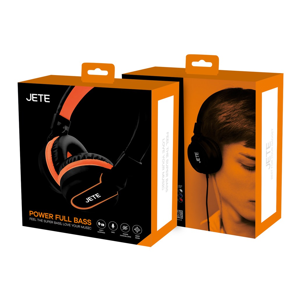 Headset Headphone JETE Powerfull Bass