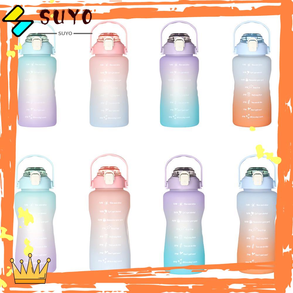 Suyo Botol Air Minum Portable 1500 / 2000ml Dengan Sedotan