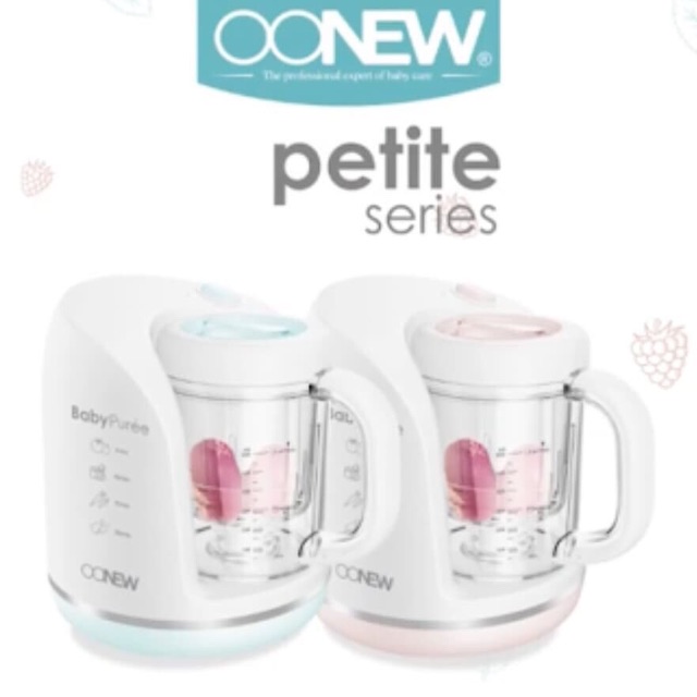 Oonew Petite Series Baby Pure Food Processor 4 in 1 Pink Blue Yellow Purple