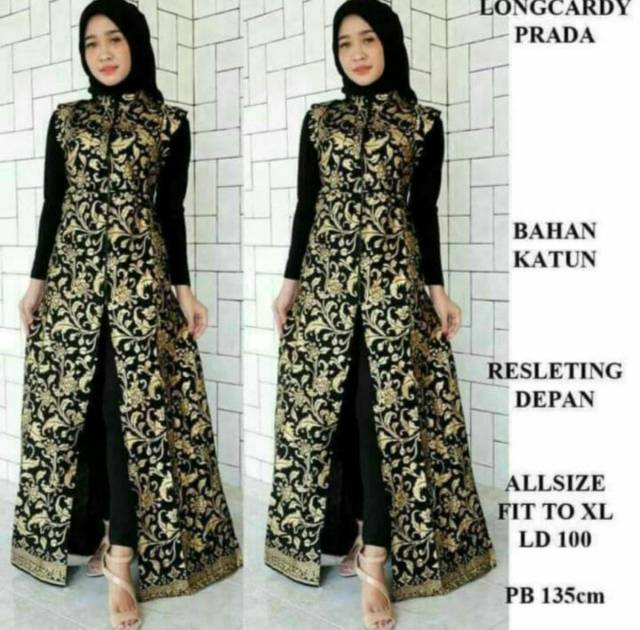 SARIMBIT BATIK LONGCARDY JUMBO BAJU BATIK COUPLE KELUARGA MODERN -