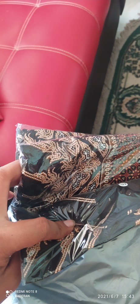 Terlaris Batik Couple Keluarga Motif Modang Coklat