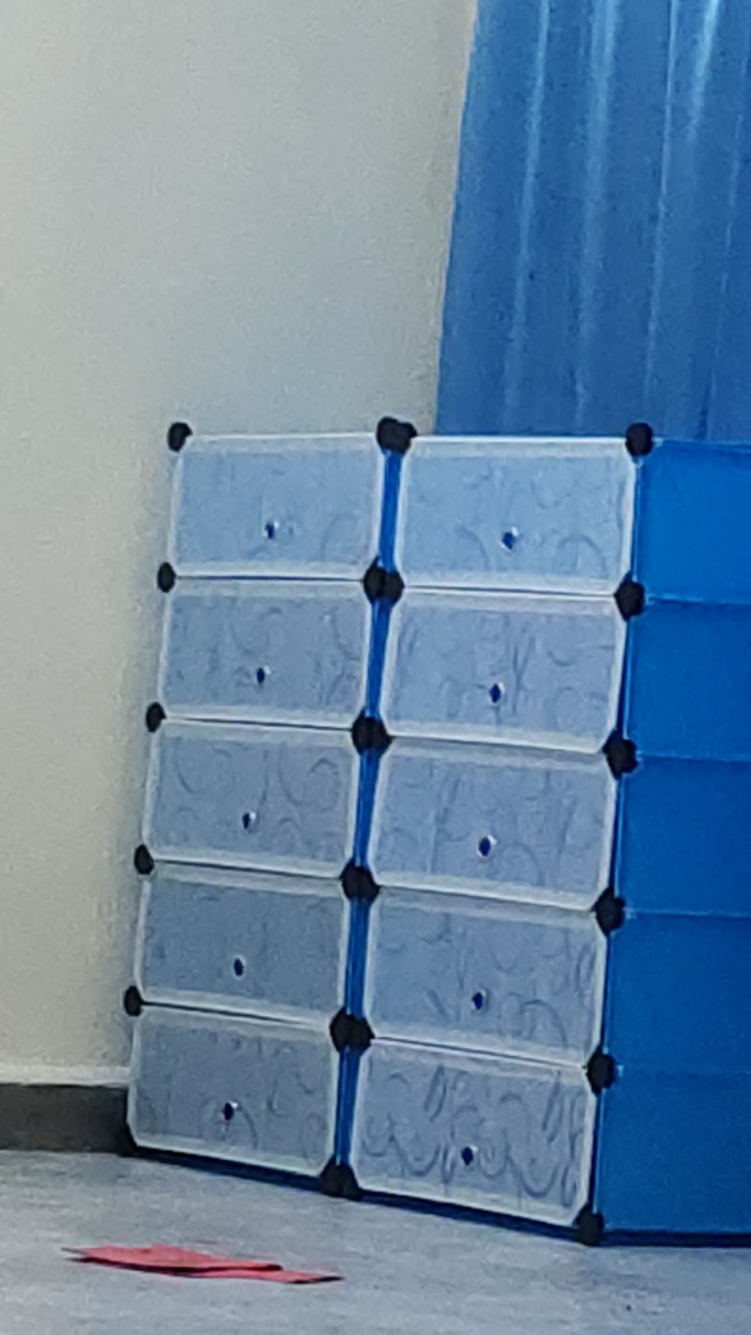 Rak Sepatu Plastik Rak Susun Serbaguna 5 Susun/pintu