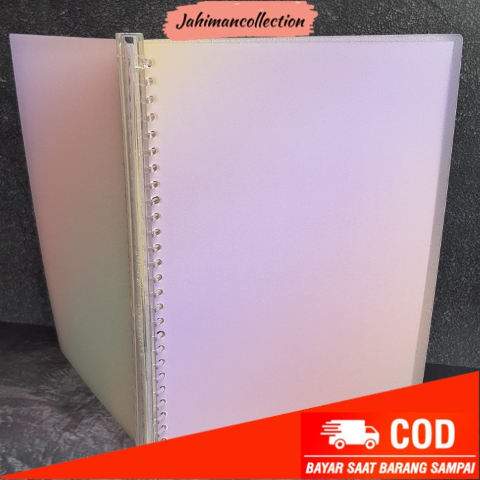 

✨ BISA COD ✨ Binder notebook B5 garis cover Sparkle Rainbow [IMPORT] - SR-1