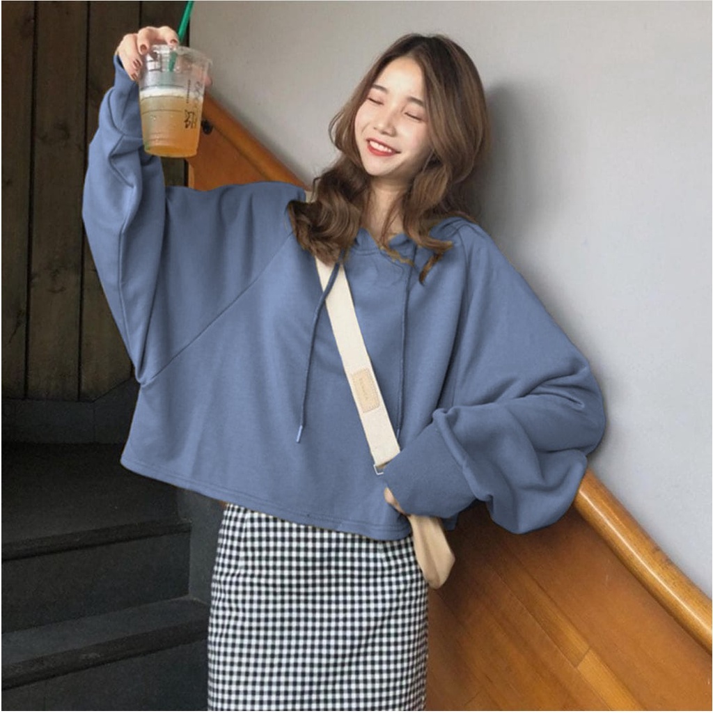 SWEATER WANITA / ZIA SWEATER HOODIE OVERSIZE WANITA / SWEATER WANITA KOREAN STYLE