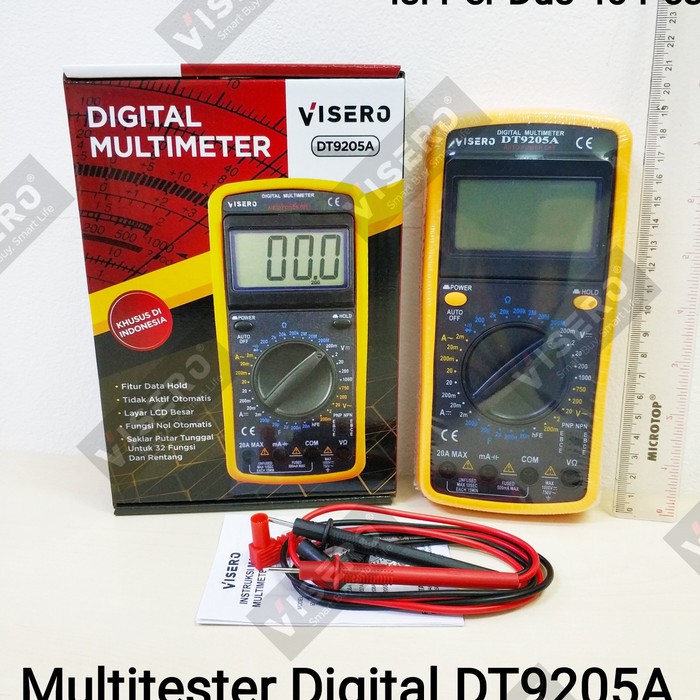 Multitester/ Avometer/ Multimeter Digital Visero (DT-9205A)