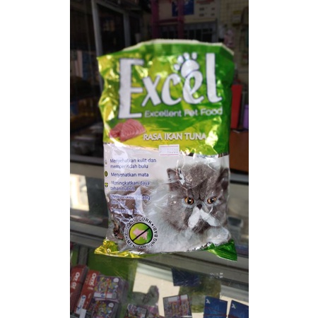 Makanan kucing EXCEL kitten/adult 500gr