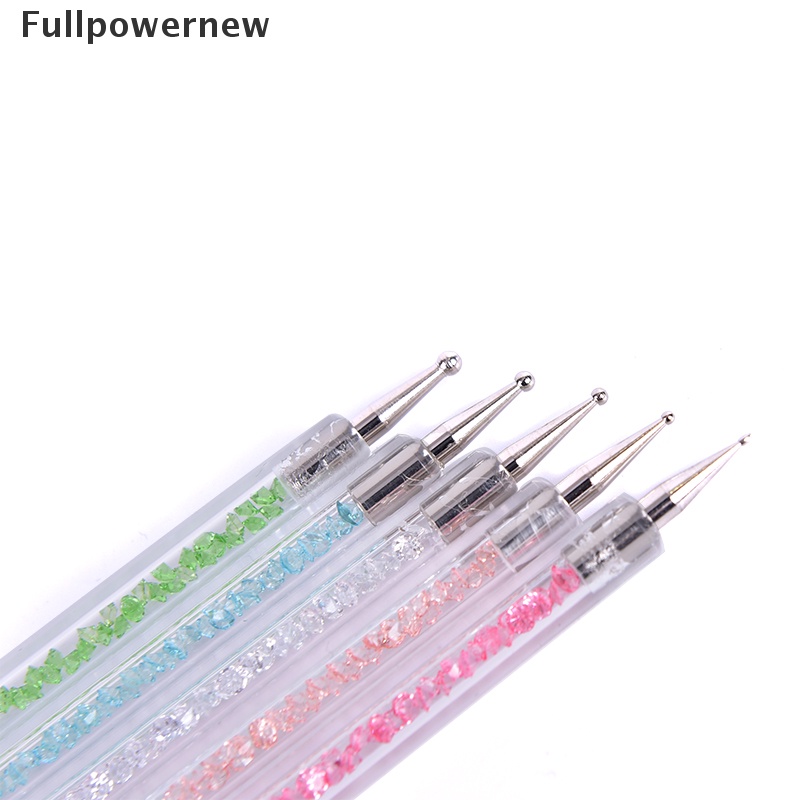 [FULL] Crystal Painting Drawing Dotting Pen Dual-ended Nail Art Brush Tool Manicure