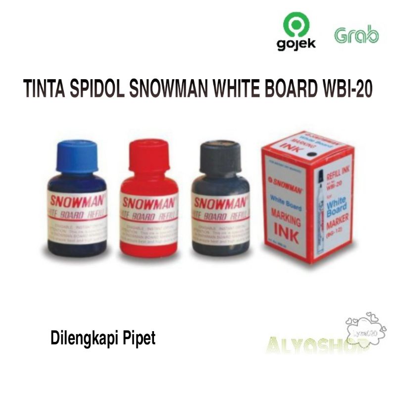 TINTA SPIDOL SNOWMAN WHITE BOARD WBI-20