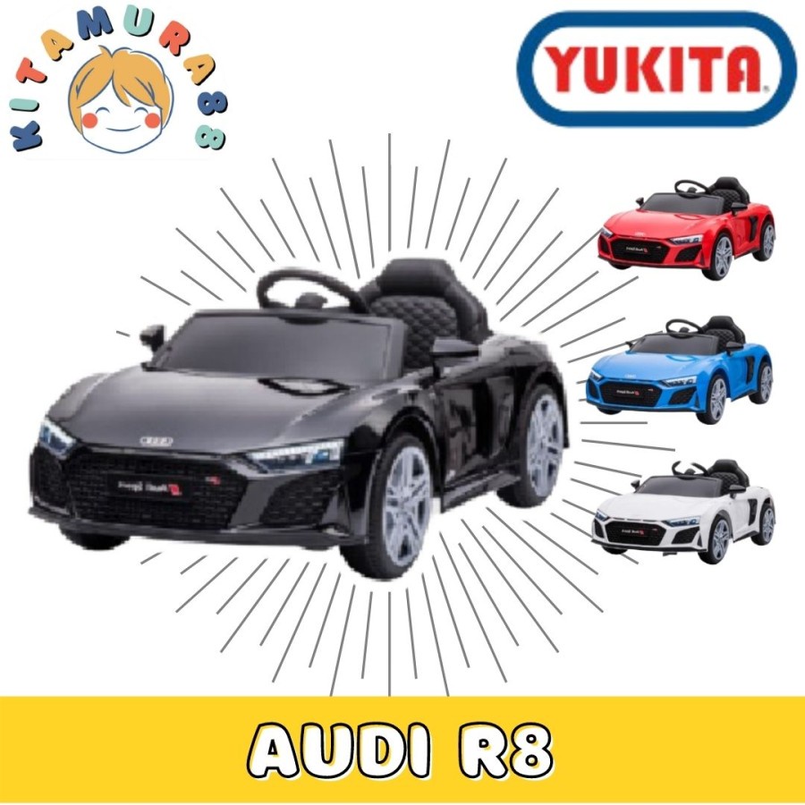 Mainan Anak - Mobil Aki YUKITA 300 AUDI R8