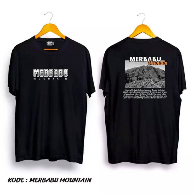 Kaos gunung Merbabu KAOS PENDAKI TRAVELER DISTRO ADEM