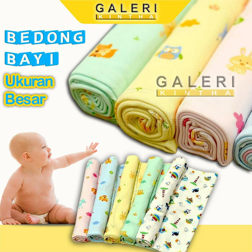 Bedong Bayi Jumbo Kain Kotak Flanel Murah Besar