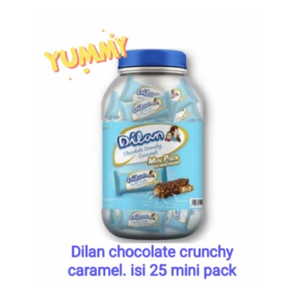 

Dilan chocolate crunchy caramel toples isi 25 pcs