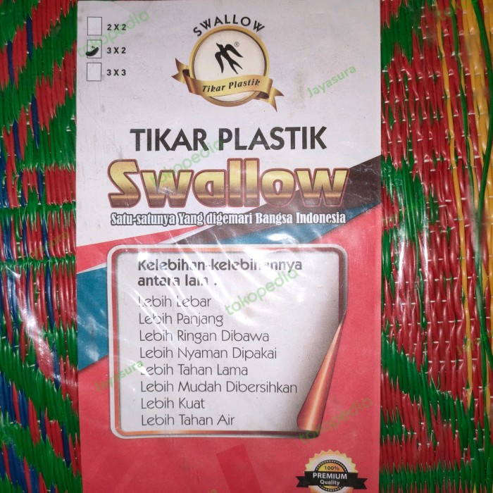 Tikar Swallow - Jumbo - 3m x 2m - Tikar Plastik - Tikar Piknik