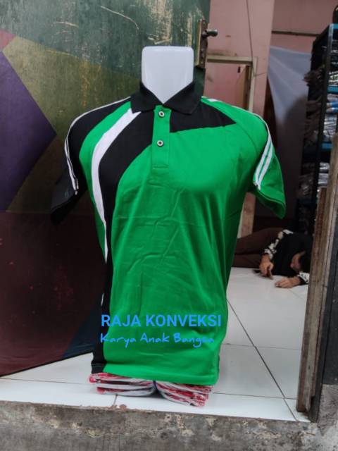 Baju Olahraga Dewasa Bahan katun Seragaman Lengan Pendek