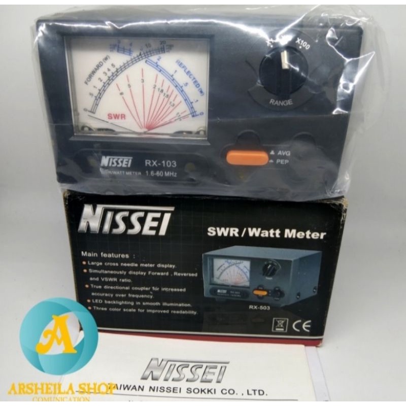 Swr watt meter nissei Rx 103