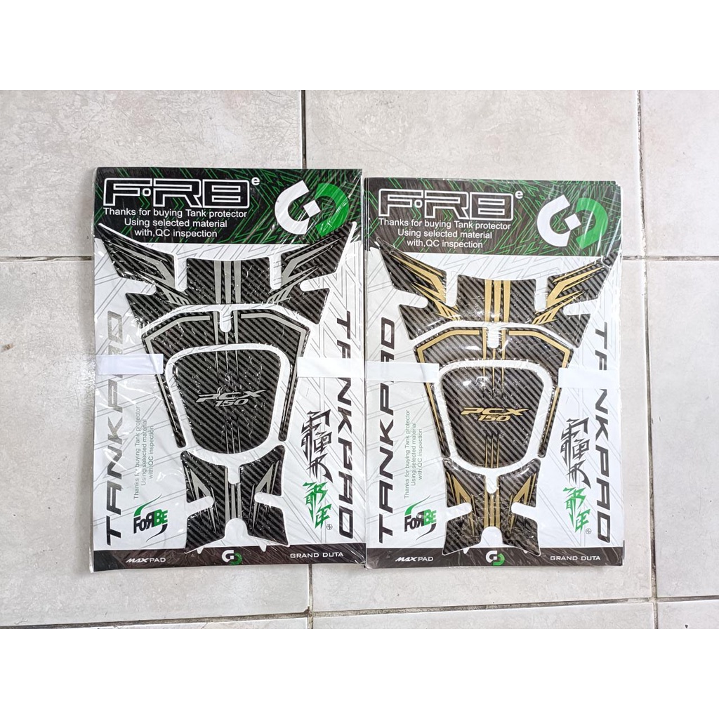 TANKPAD KARET PELINDUNG TANGKI CARBON PCX 150 NEW LOKAL KUALITAS PREMIUM