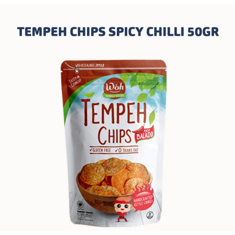 

Tempeh Chips WOH 50 Gram (Keripik Tempe)