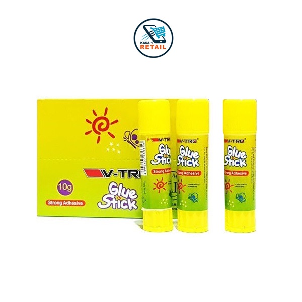 

Lem Kertas Mini Stick 10 Gr VTRO Kuning Renceng