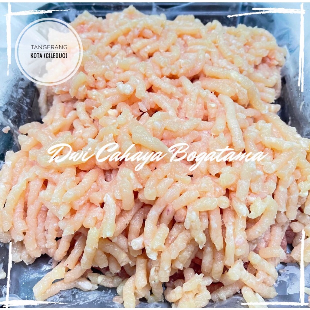 

Daging giling dada ayam tanpa tulang tanpa kulit