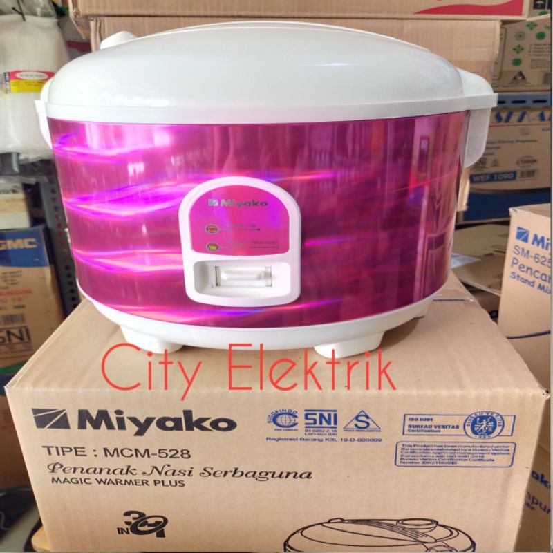 Rice Cooker Miyako MCM-528 / Magic Com Miyako 1.8L Garansi Resmi