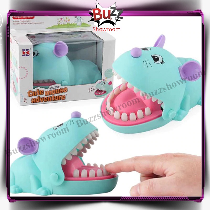 Hippo Mouse Dentist Game Toys - Mainan Anak Gigi Kuda Nil Tikus Toy