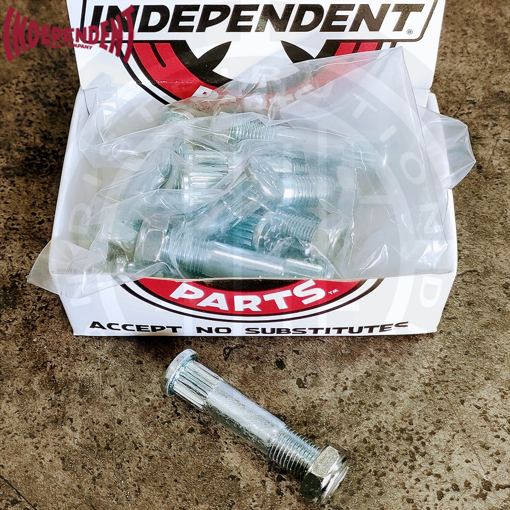 INDEPENDENT Genuine Parts Skateboard Kingpins and Nuts Grade 8 Low