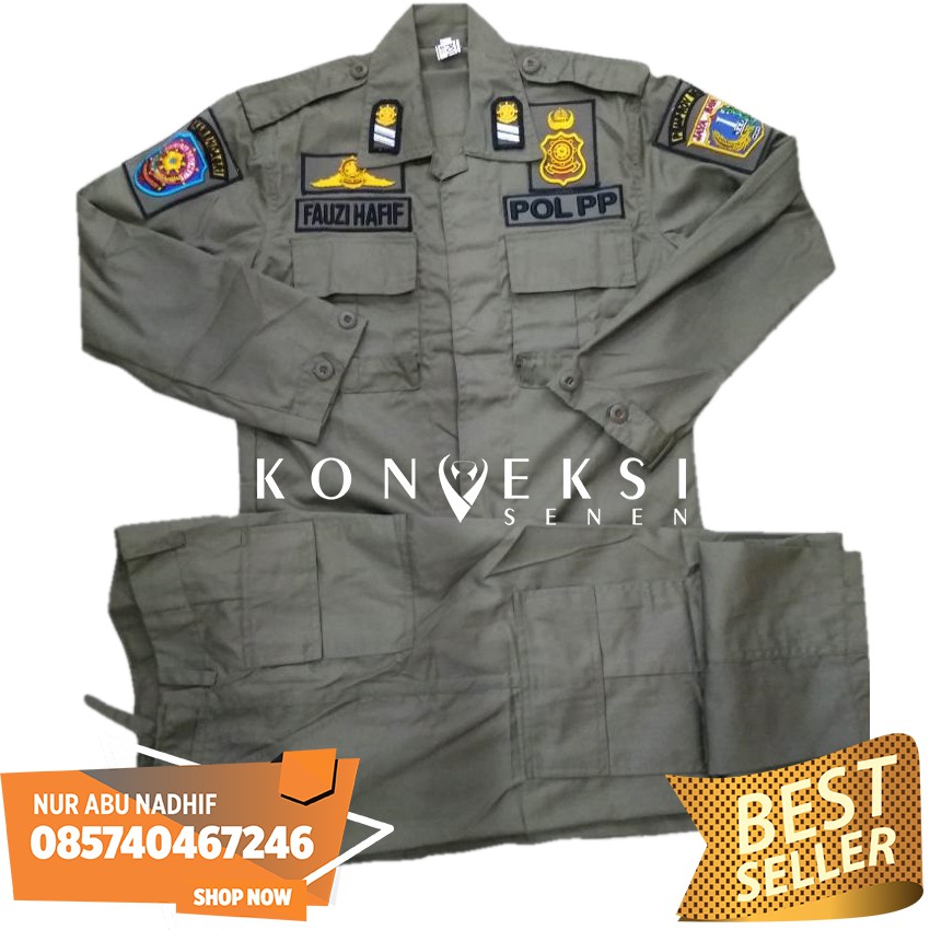 seragam pol pp | baju pdl pol pp | seragam pol pp pdl terbaru bahan drill