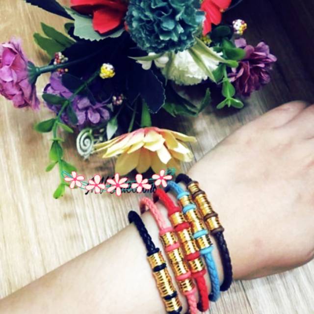 GELANG TALI PANDORA HIAS ULIR EMAS ASLI 875