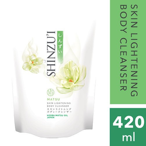 SHINZUI SKIN LIGHTENING BODY CLEANSER MATSU REFILL 420ML