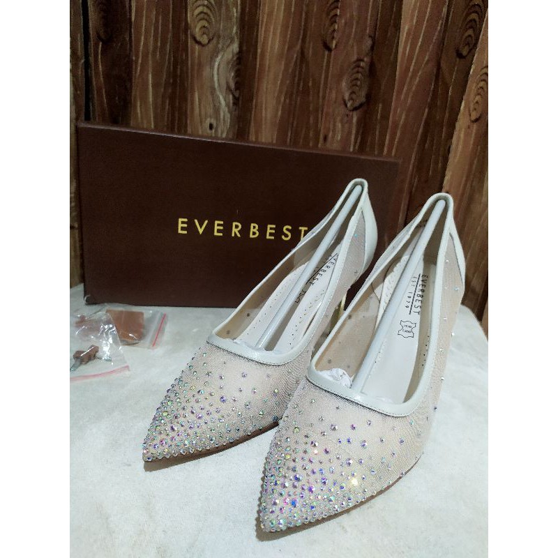 Everbest Jihane beige preloved like new #wedding #shoes