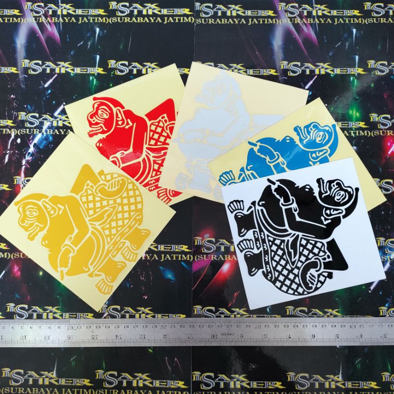 

stiker cutting Semar 13,5cmx15cm