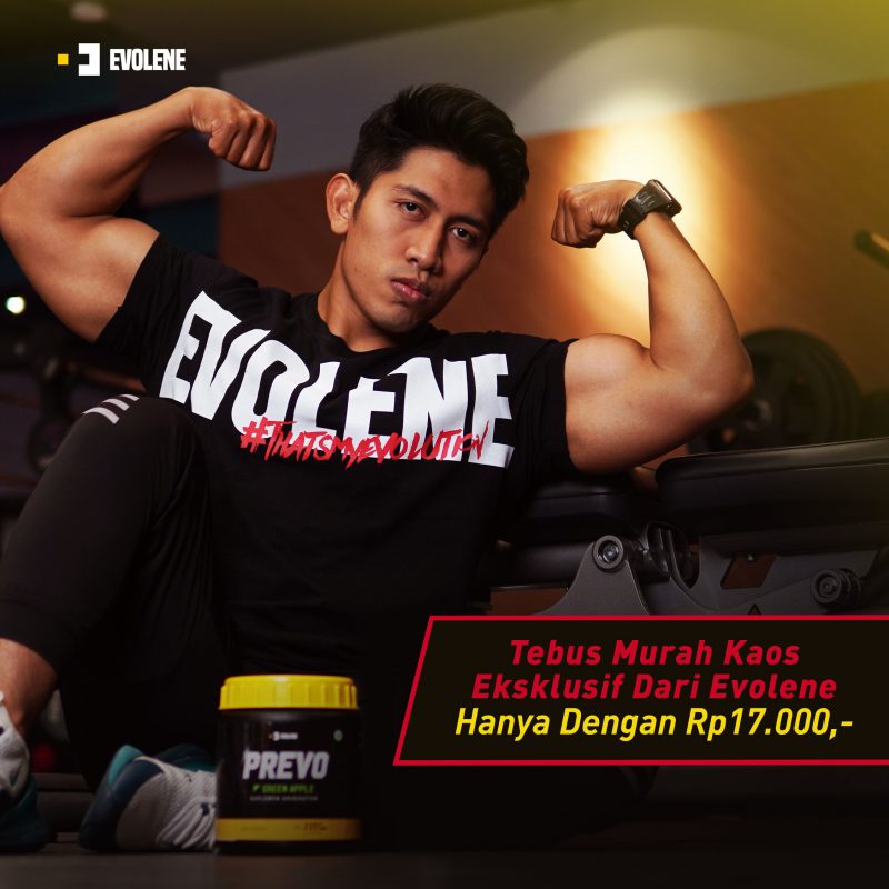 Evolene Prevo Preworkout 225gr / 45 sachet Green Apple HALAL BPOM