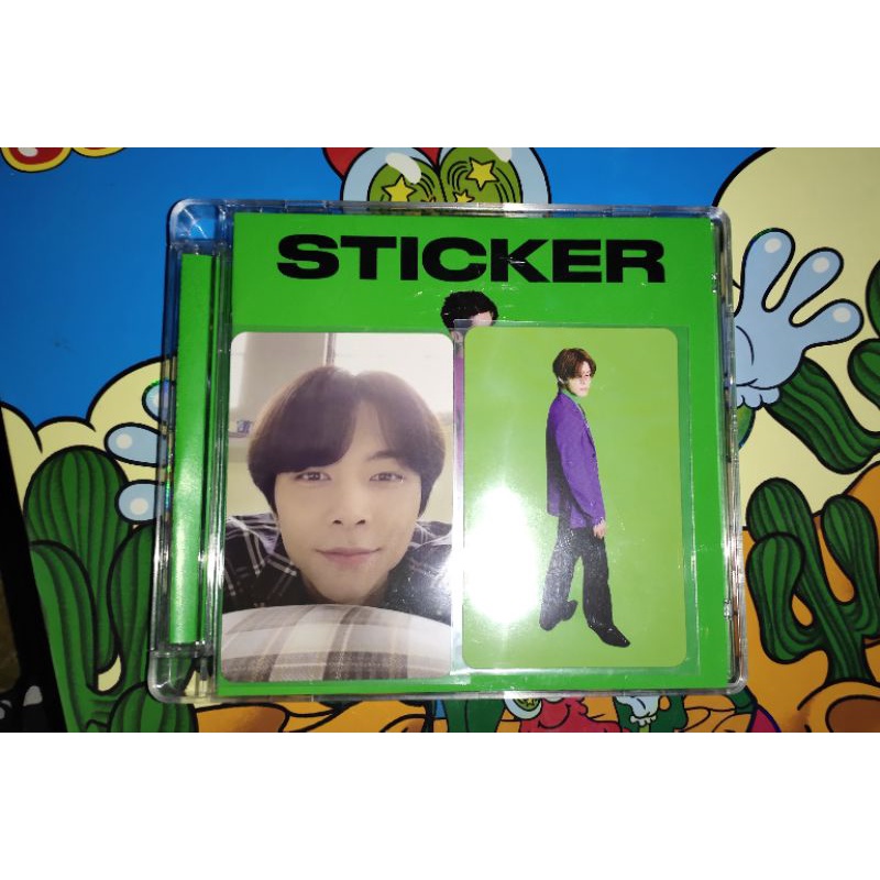 (BACA DESC ) ALBUM STICKER NCT 127 JEWEL CASE VERS UNSEALED FULLSET COVER TAEYONG PHOTOCARD JOHNNY A