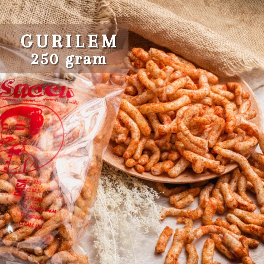 

Keripik Gurilem Pedas Bandung 250gr