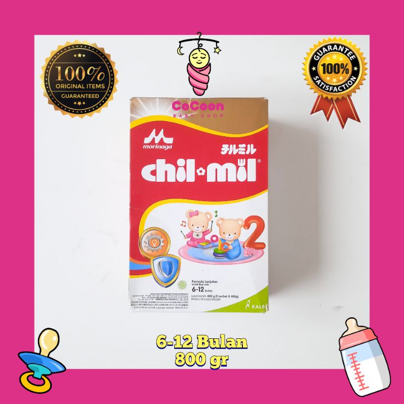 Susu Bubuk Bayi Morinaga Chil Mil Gold Reguler 6-12 Bulan 800gr 800 g