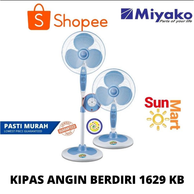 Kipas Angin Stand Fan Miyako 16 Inch KAS 1629 KB