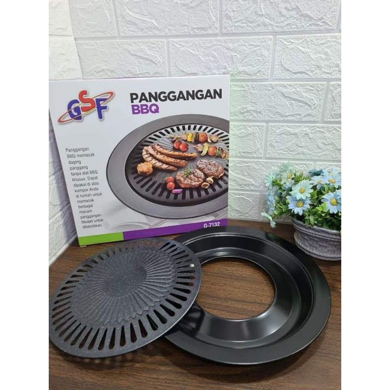 Grill smokless atau panggangan bulat korean bbq / panggangan bulat / panggangan korea