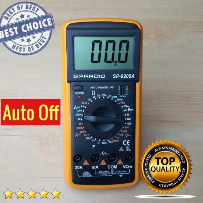 Kualitas terbaik] AGA88 Multitester DIGITAL LCD BIG Auto Shut Down Multimeter Avometer