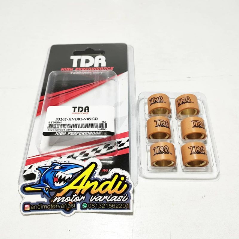 Roller TDR 9g 9 Gram Vario Scoopy Fi Beat Fi Racing
