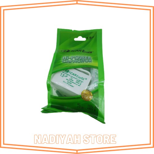 Kapasitor ICAR Ecofill 1,5 micro capasitor Kotak 1908