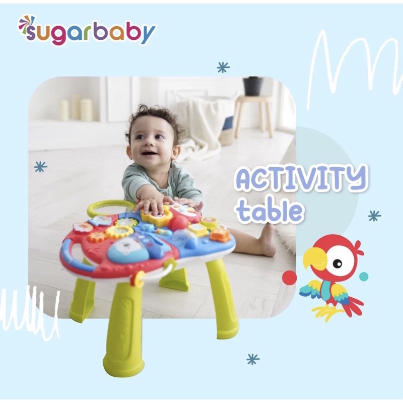 Sugar Baby Activity walker &amp; Table - Push walker/baby walker Sugar baby 10in1 Premium activity