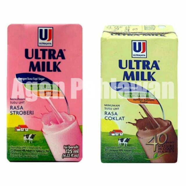 

Susu Ultra Milk 125 ml isi 40 pcs per dus