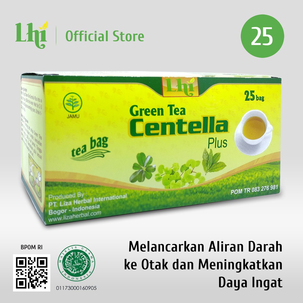 

Centella GT Liza Herbal untuk Daya Ingat