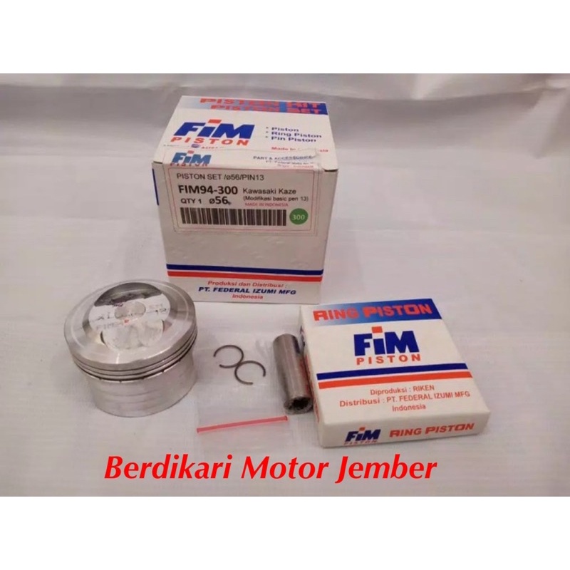 Piston Kit Fim94 Kaze Jupiter Z Bore Up Ov. 3.00 Dia. 56mm Pin 13.