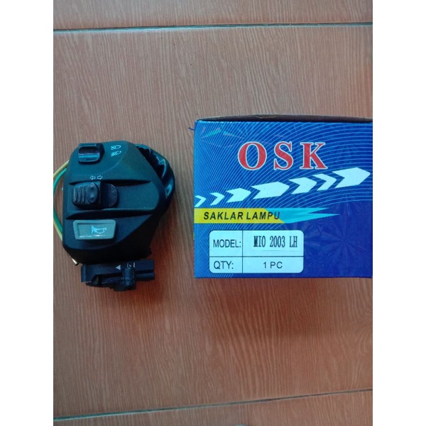 saklar lampu kiri mio lama sporty 2003 2004 2005 holder tombol set assy/8 kabel